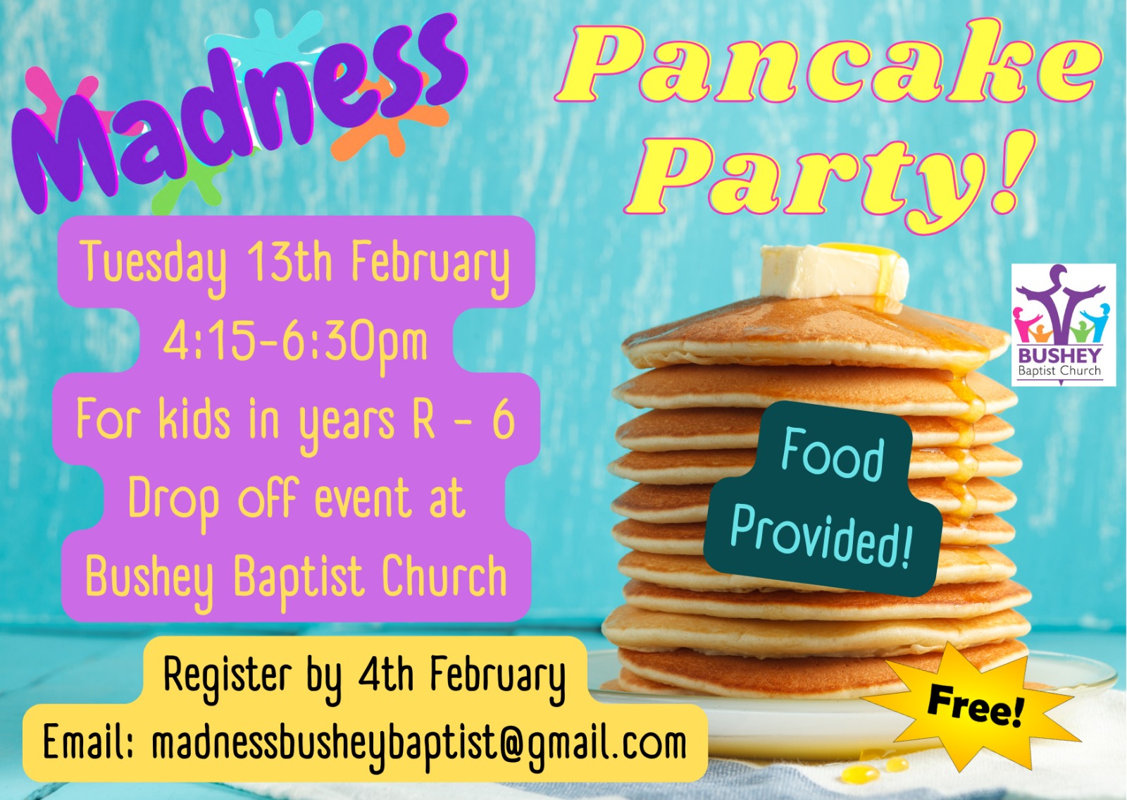 Madness Pancake Party!